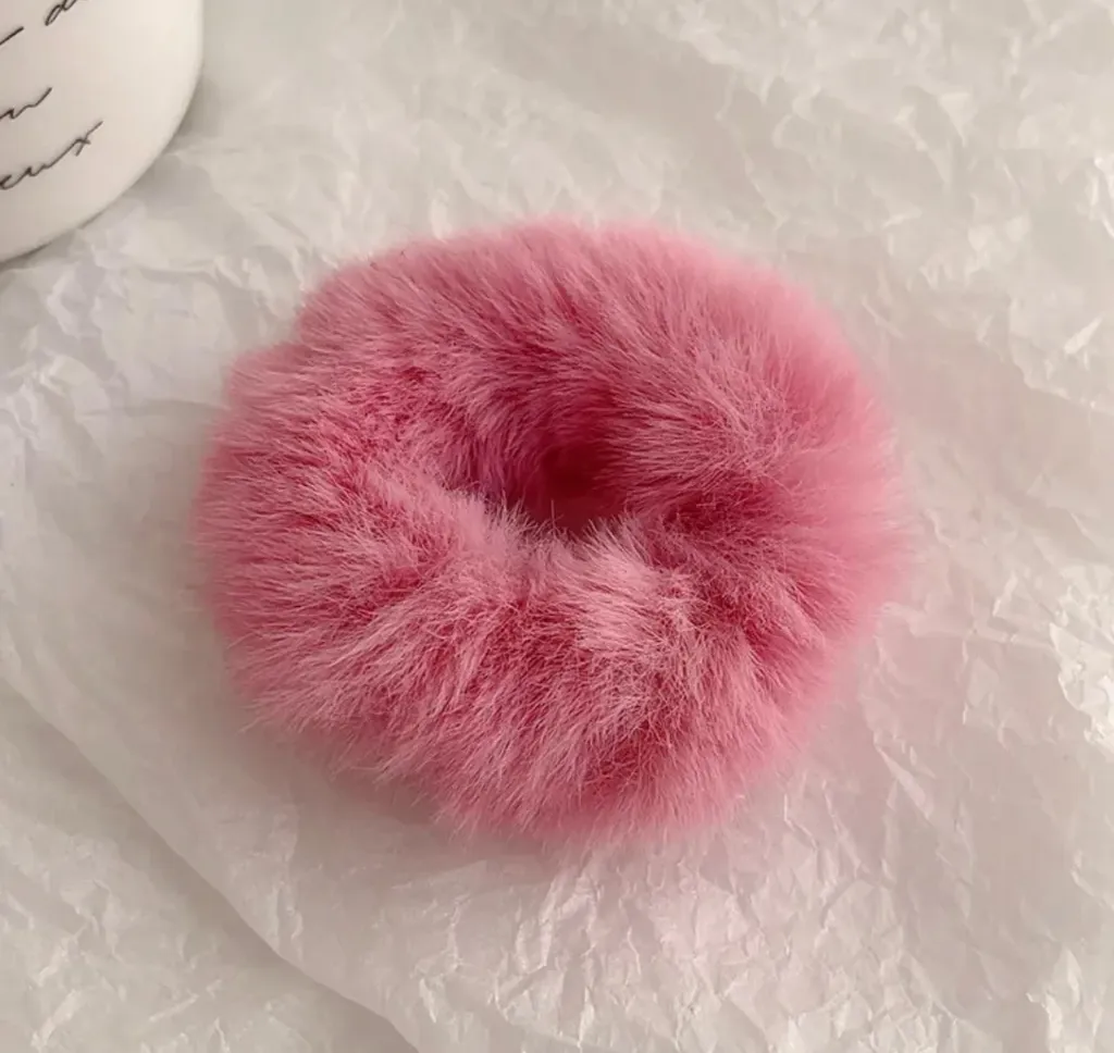 [Scrun-001] Watermelon red M size scrunchy