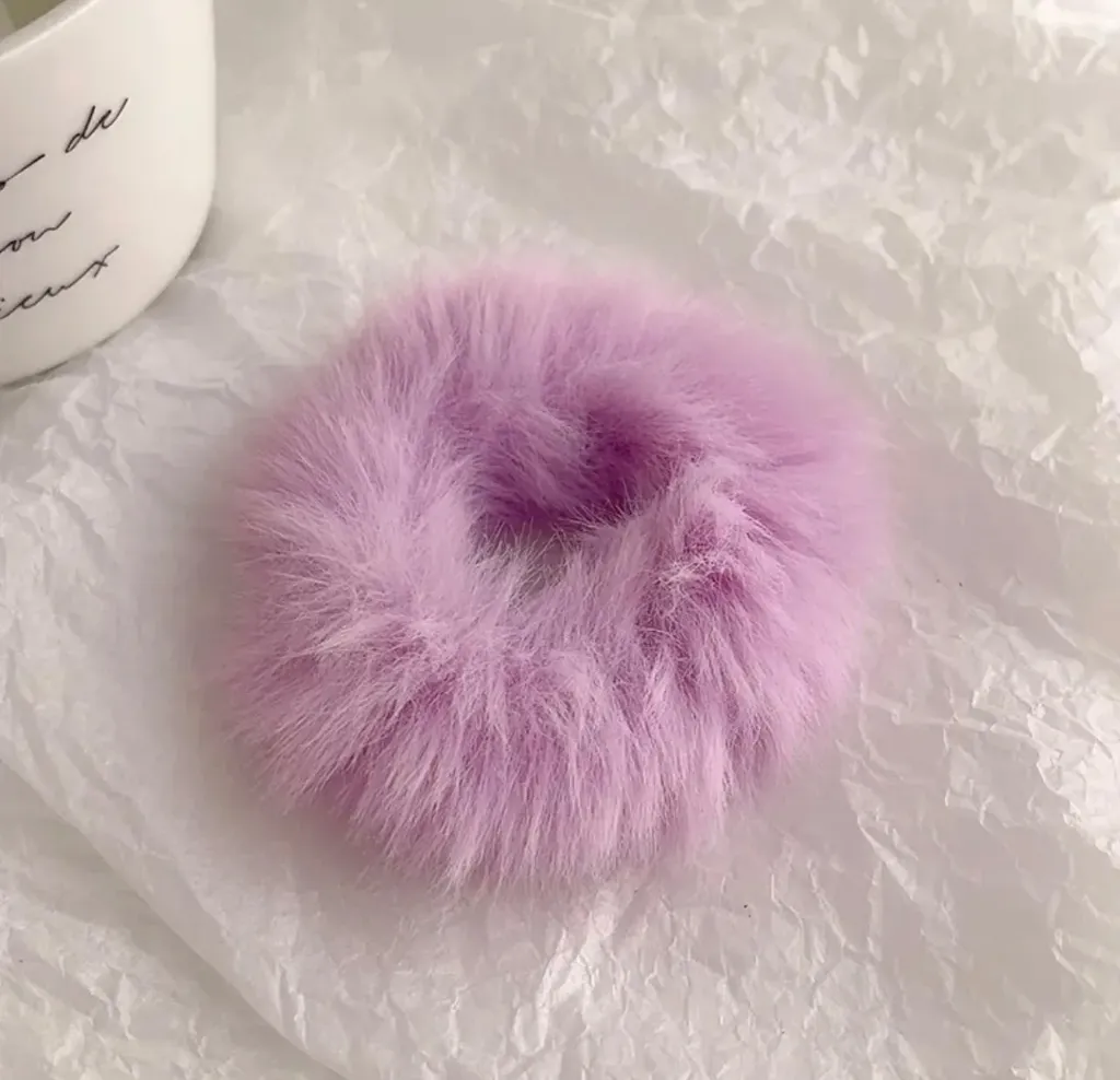 [Scrun-003] Lavender M size scrunchy