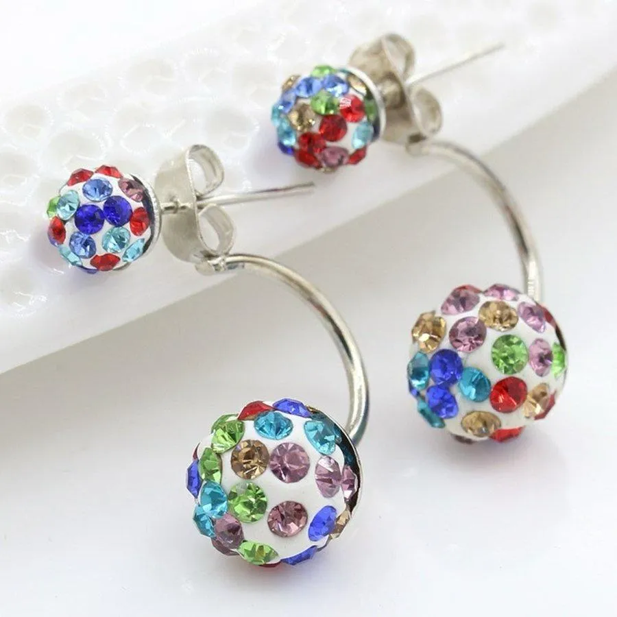 Disco ball dual style studs