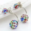 Disco ball dual style studs