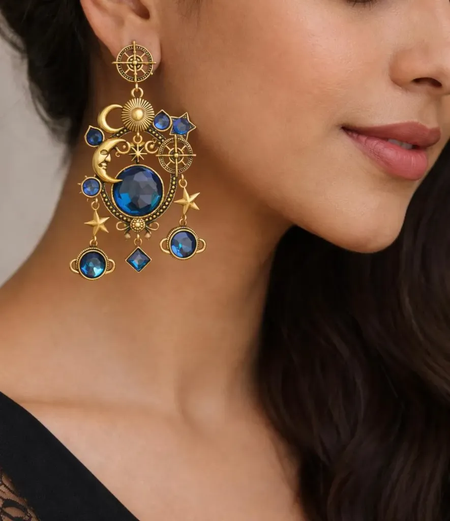 Celestia Blue Moon Danglers