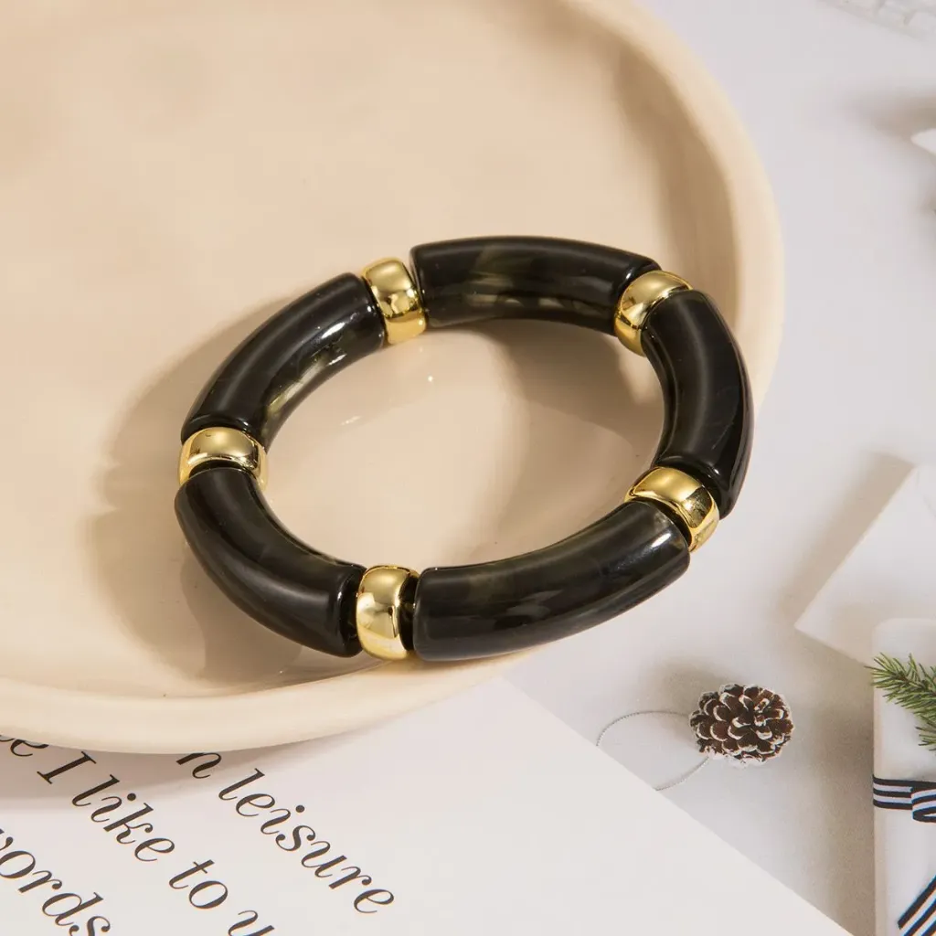 Black Marble Glow Bracelet
