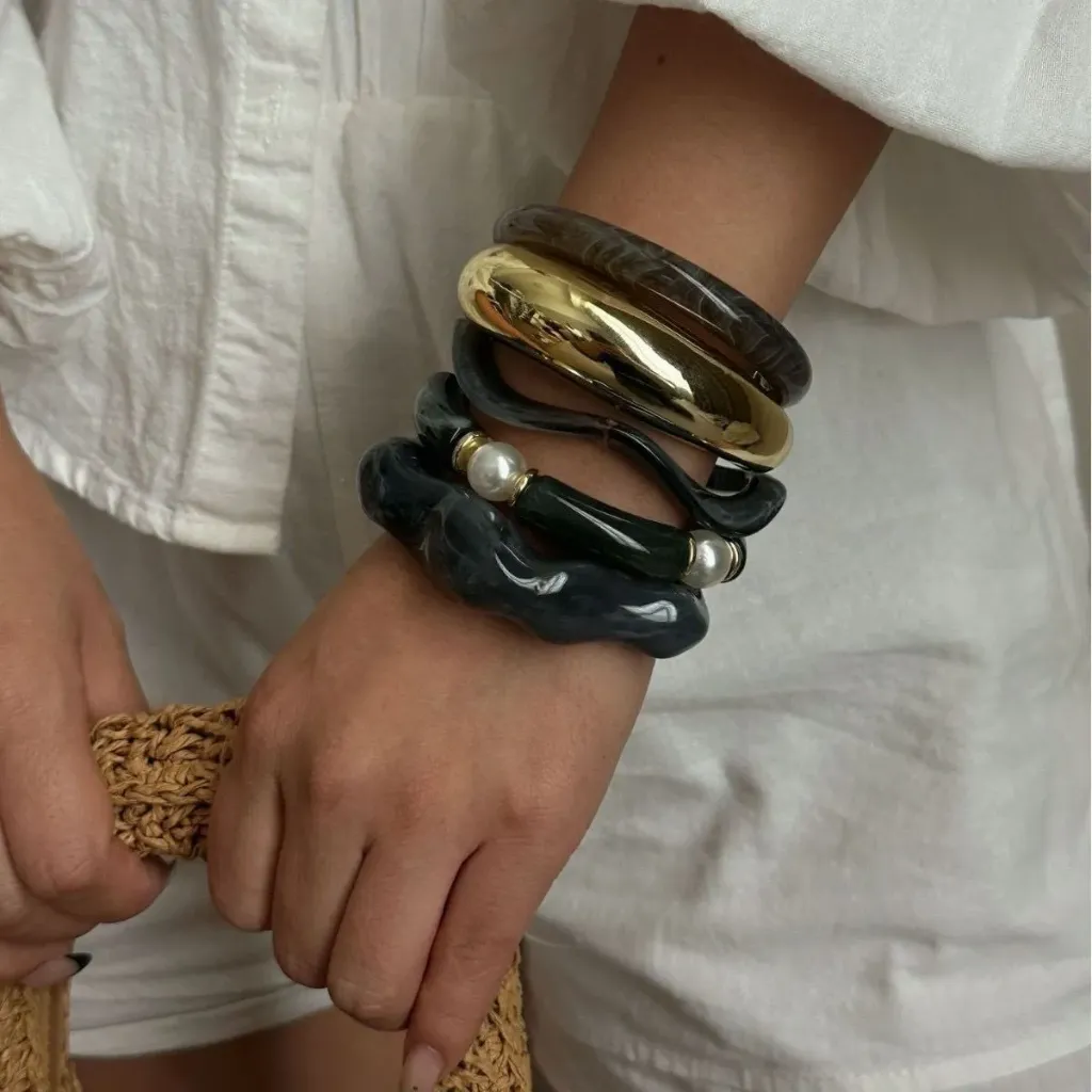 [Stack001] French vintage bracelet stack